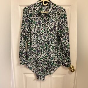 Jones New York Multicolor Floral Blouse